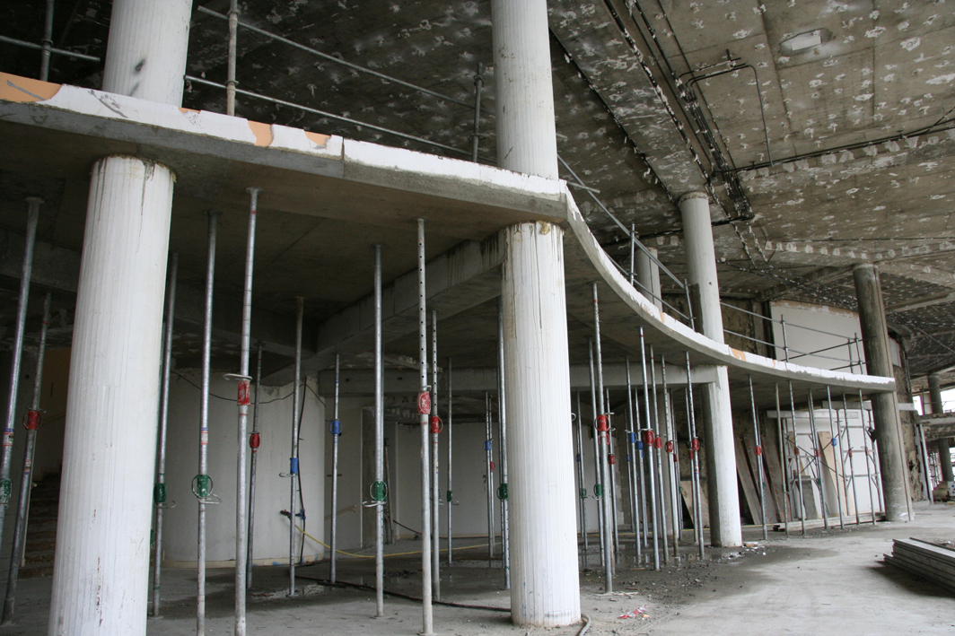 Le chantier du Théâtre National de Bretagne par Caroline Ablain Photographe à Rennes