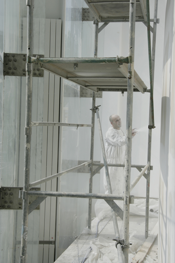 Le chantier du Théâtre National de Bretagne par Caroline Ablain Photographe à Rennes