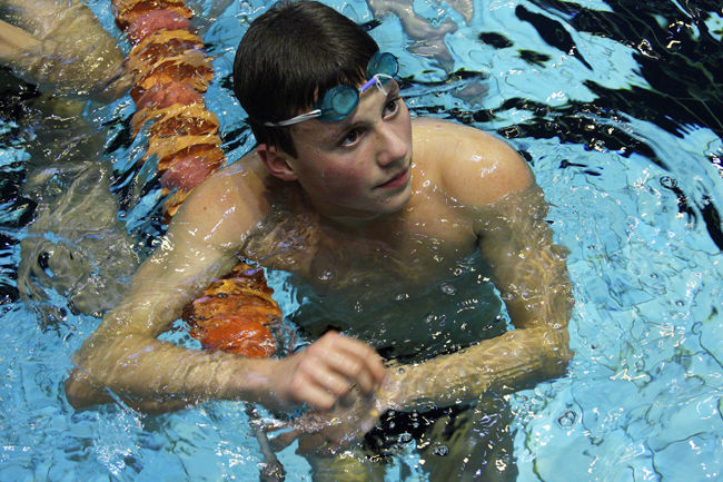 Feuilleton : Sueur et joie / épisode 2 - Thomas Bernard- la natation par Caroline Ablain Photographe à Rennes