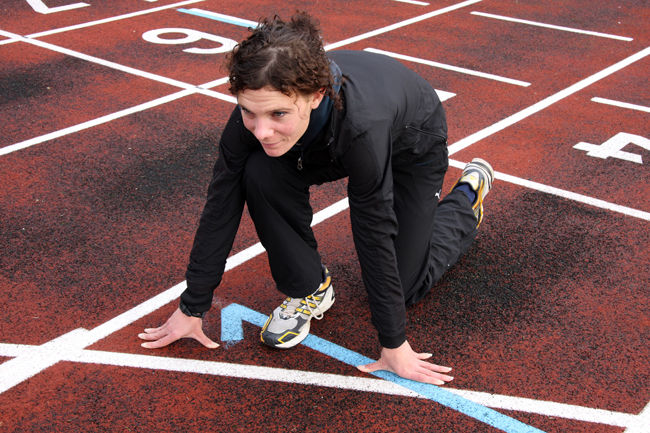 Elsa delaunay - Feuilleton : Sueur et joie / épisode 5 - athlétisme par Caroline Ablain Photographe à Rennes