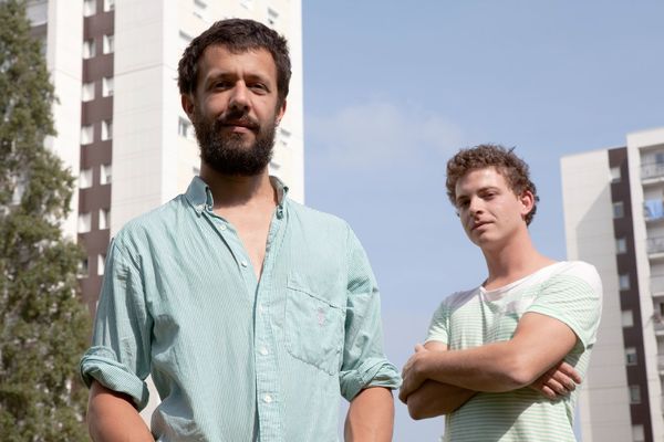 Portrait de Nicolas Barreau et Jules Charbonnet, paru dans Kostar. © Caroline Ablain Photographe à Rennes